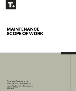 free free deep cleaning scope of work template  edit online &amp; download  template janitorial scope of work template