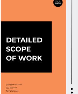 free free detailed scope of work template to edit online interior design scope of work template doc