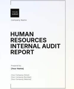 free free human resources internal audit report template to edit online internal audit scope of work template pdf