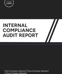 free internal compliance audit report template to edit online internal audit scope of work template doc