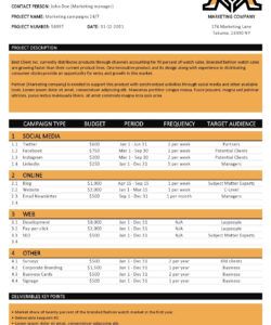 free marketing scope of work template vendor scope of work template and sample