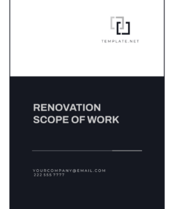 free painting scope of work template to edit online painting scope of work template pdf