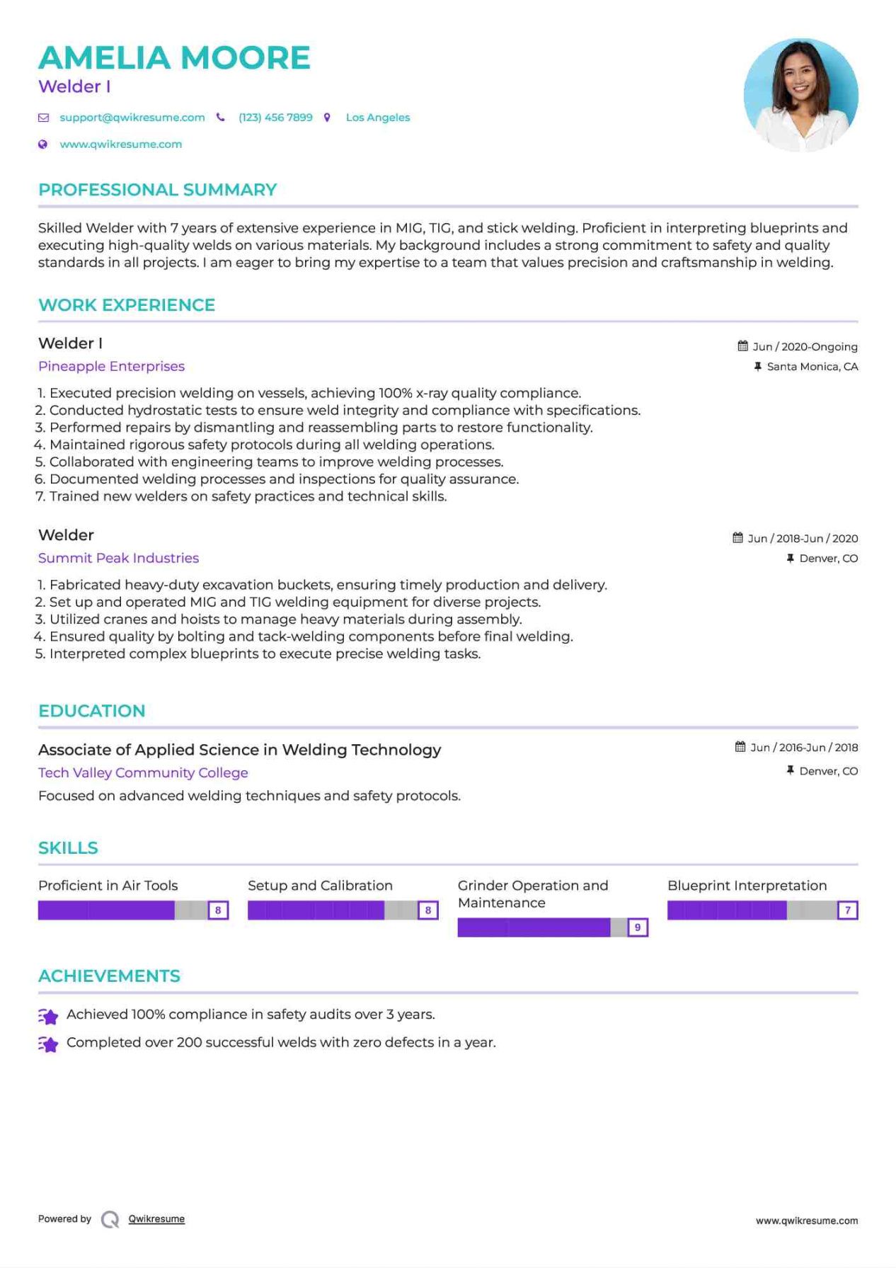 Free Printable Welder Job Description Template Word Sample