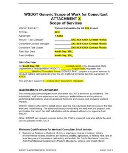 free scope of work agreement template  sfiveband logistics scope of work template pdf