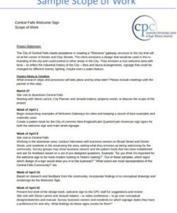 free scope of work sample legal scope of work template pdf