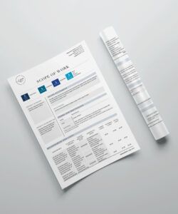 free scope of work template  sow template  project management  ms word  deliverables  vendor vendor scope of work template