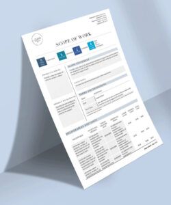 free scope of work template  sow template  project management  ms word  deliverables  vendor vendor scope of work template doc