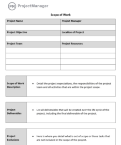 free scope of work template template for scope of work for project digital marketing scope of work template doc