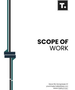 free scope of work template to edit online new construction scope of work template
