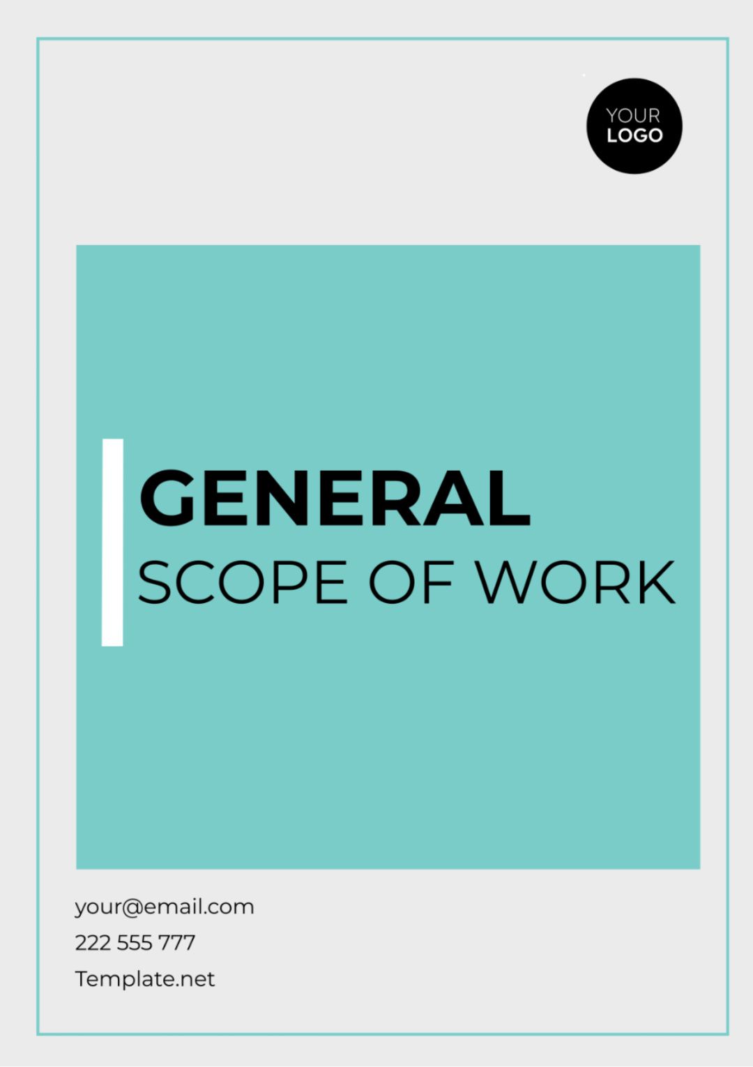 free scope of work templates to edit online &amp; print event management scope of work template