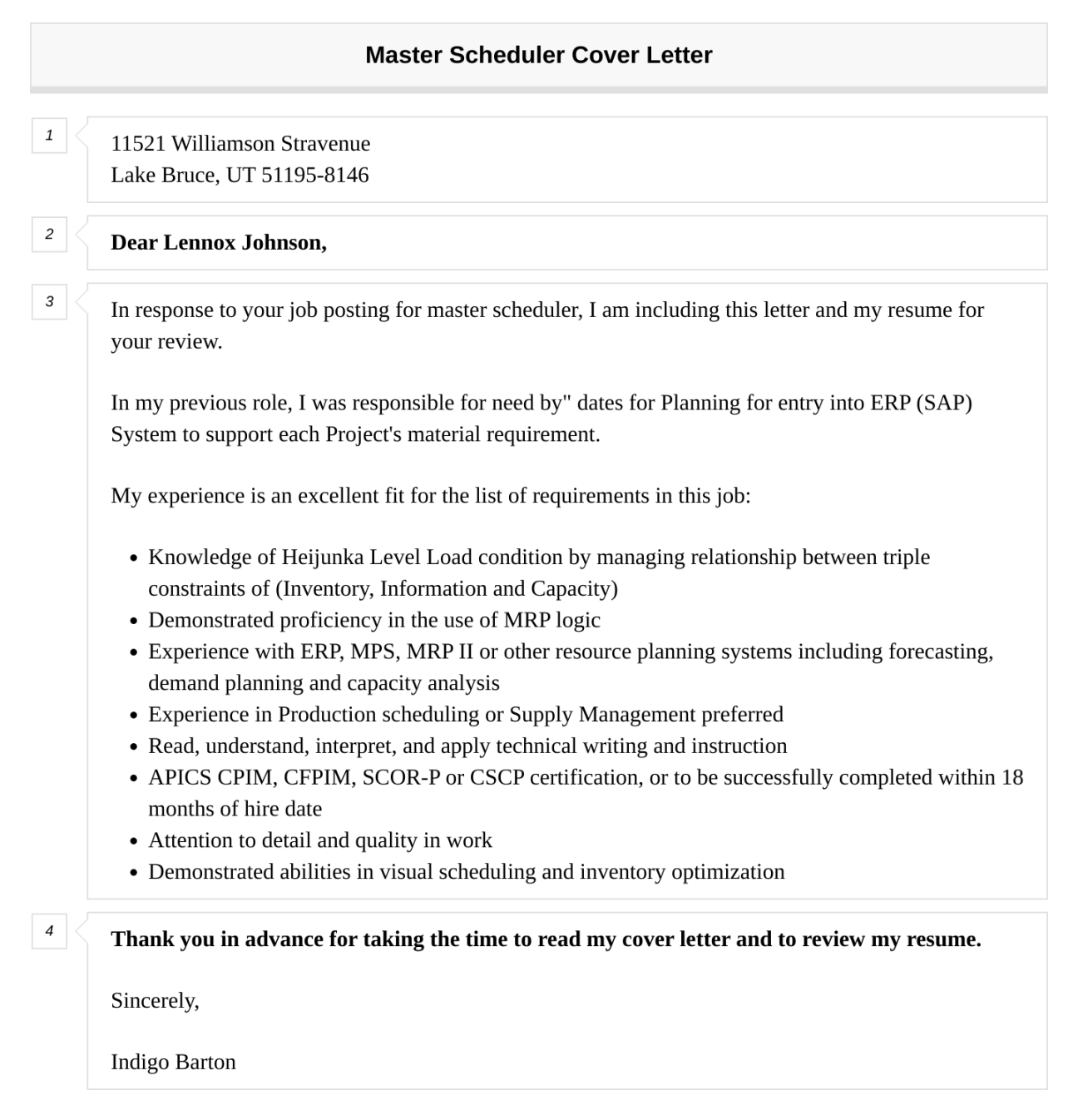 Master Scheduler Job Description Template Pdf