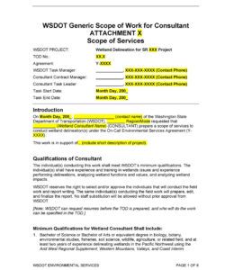 scope of services agreement template accounting scope of work template pdf