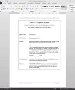 scope of work agreement template  sfiveband accounting scope of work template