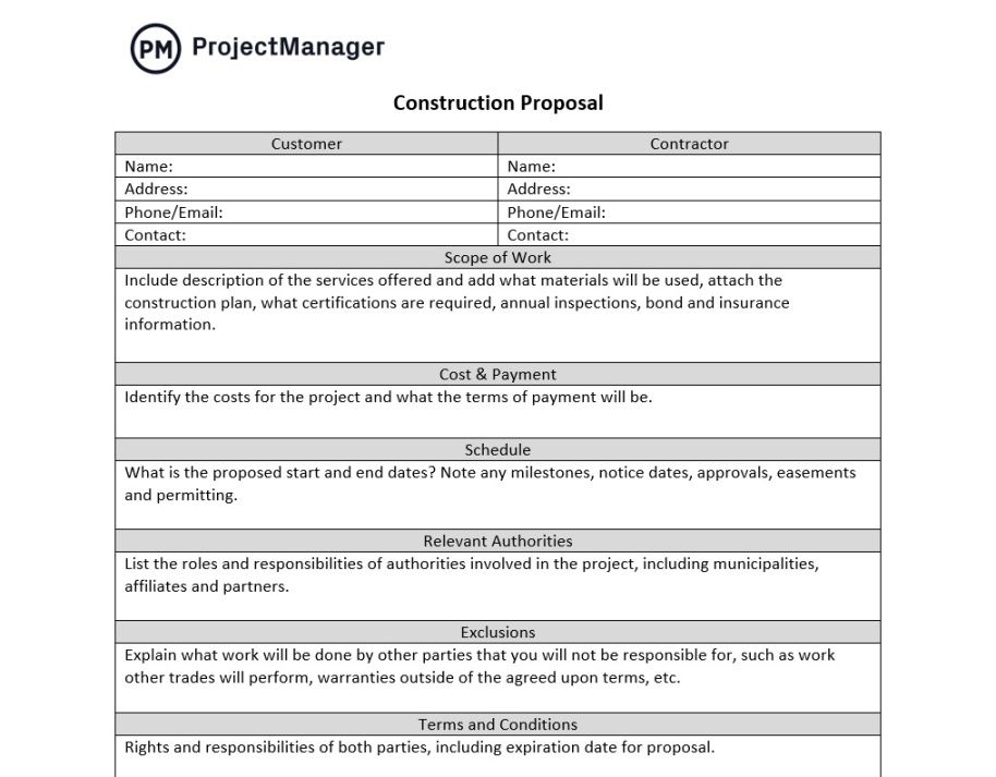 scope of work excel template engineering project scope of work template pdf