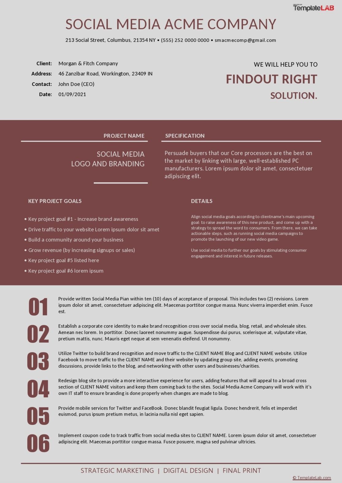 Social Media Scope Of Work Template Digital Marketing Scope Of Work Template social media scope of work template digital marketing scope of work template
