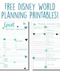 disney-world-vacation-itinerary-template