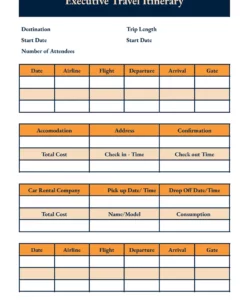 executive-assistant-travel-itinerary-template