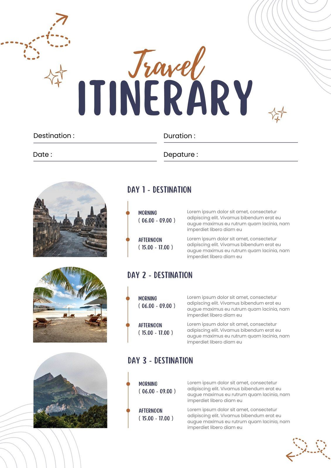 refined-and-elegant-travel-itinerary-template